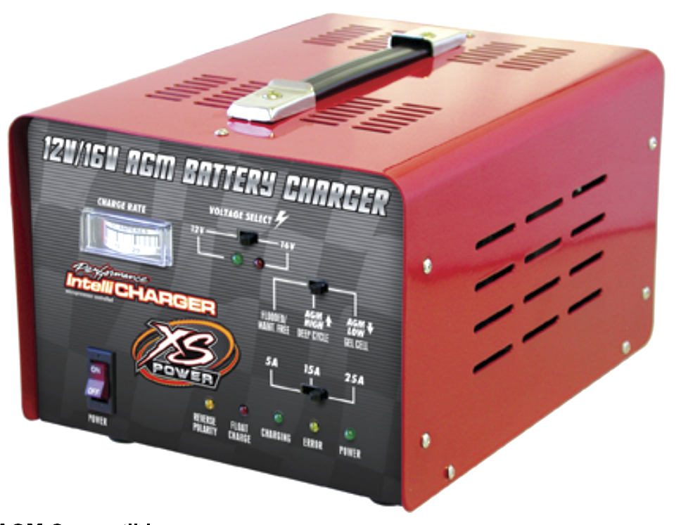 12/16 VOLT AGM BATTERY CHARGER Keyser Manufacturing