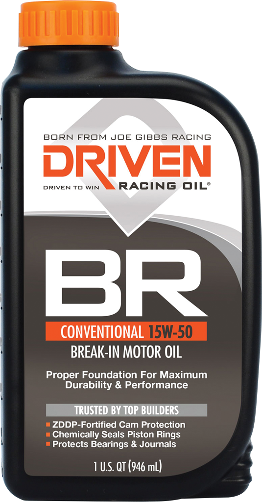 BreakIn Oil 15W50 BR50 1 Quart Joe Gibbs Keyser Manufacturing